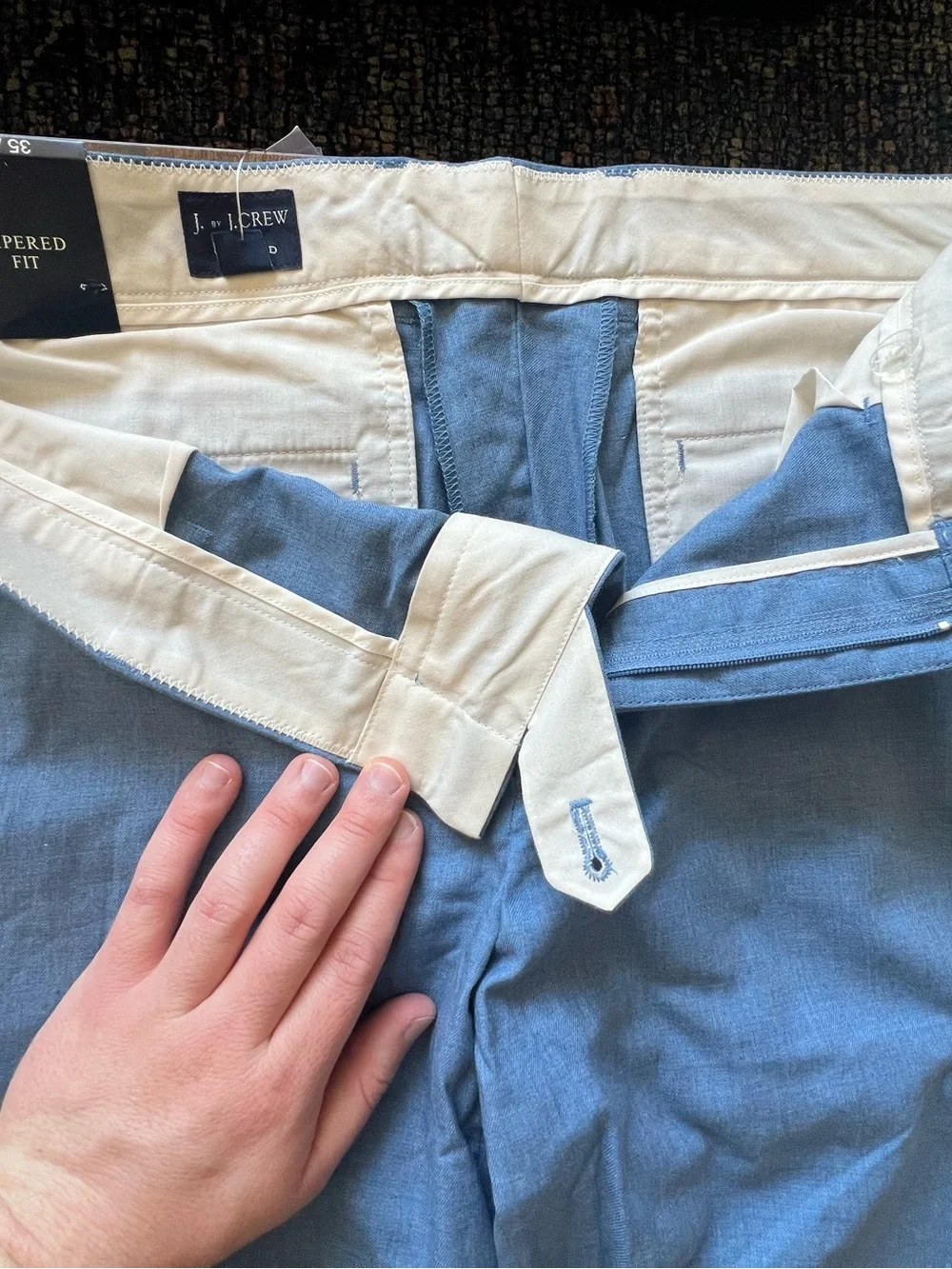 J. Crew Men's Sky Blue Dress Pants